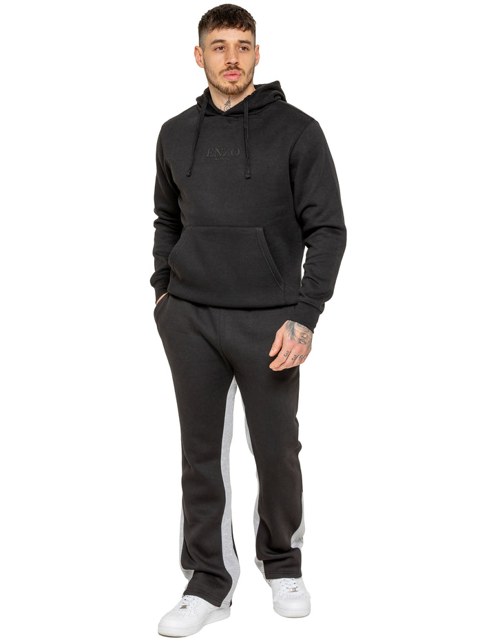 Enzo Jeans Vincenzo Flared Jogger - Black