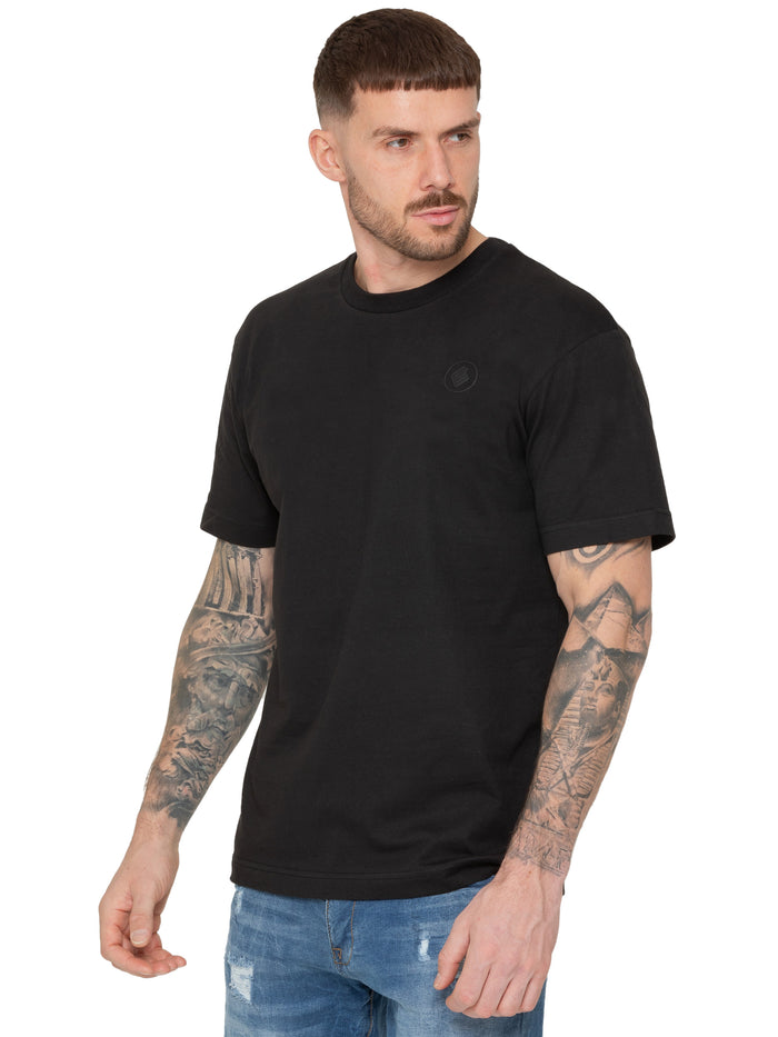 enzo jeans Wyatt Essential Oversized T-Shirt - Black