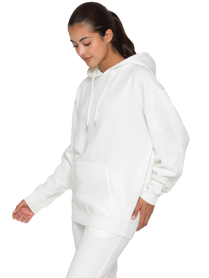 Enzo Jeans Essential Oversized Hoodie And Jogger Set - Off White