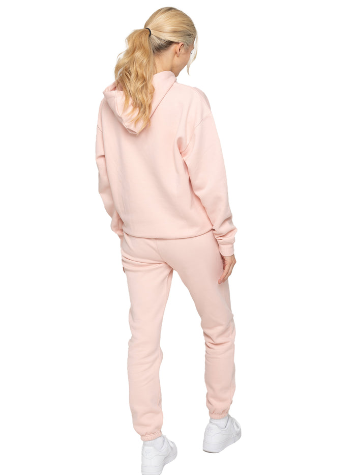 Enzo Jeans Essential Oversized Hoodie And Jogger Set - Peach