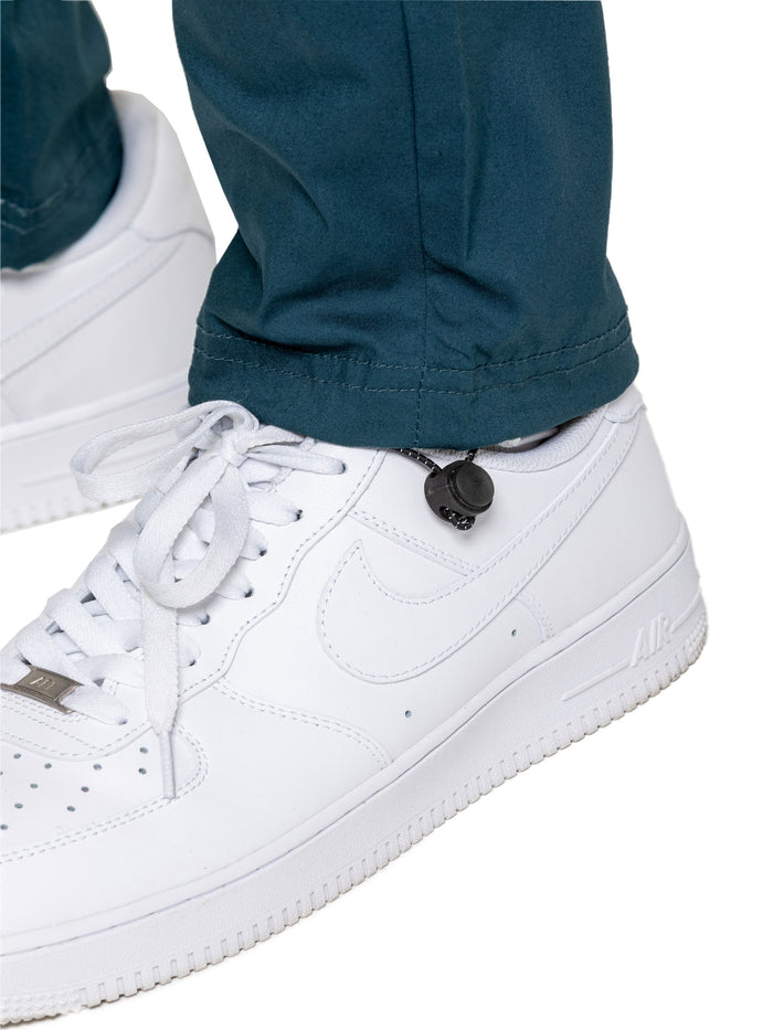 Enzo Jeans Nicolas Tapered Cargo Pants - Blue Turquoise