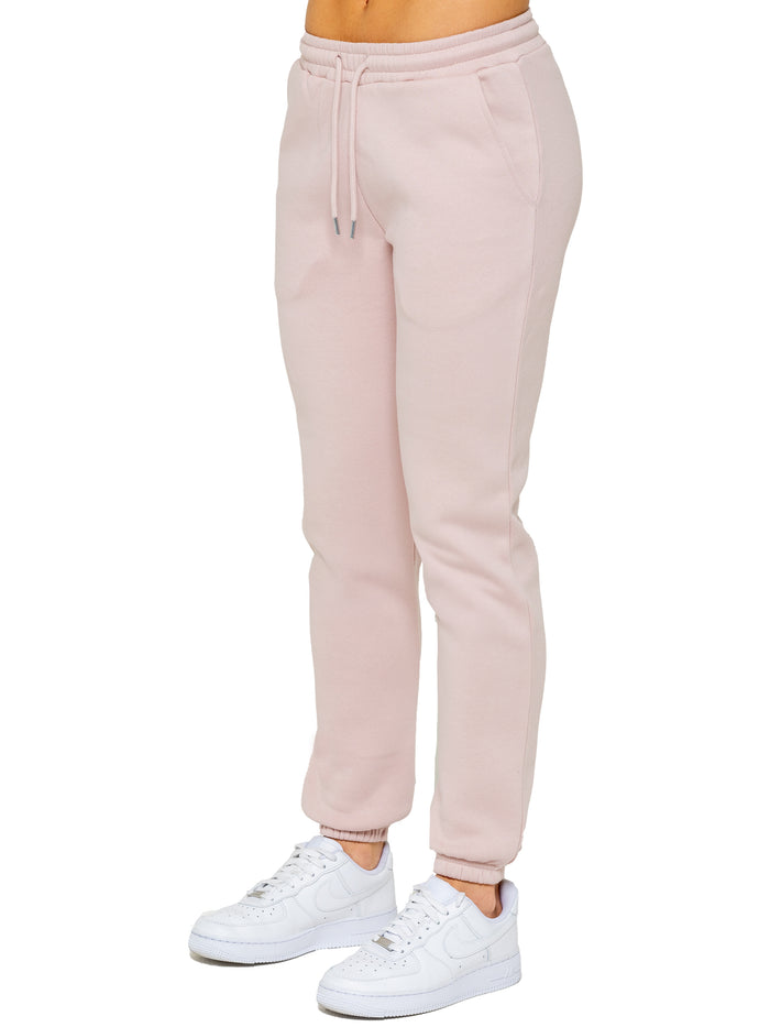 Enzo Jeans Oversized Sweatshirt And Jogger Set - Baby Pink