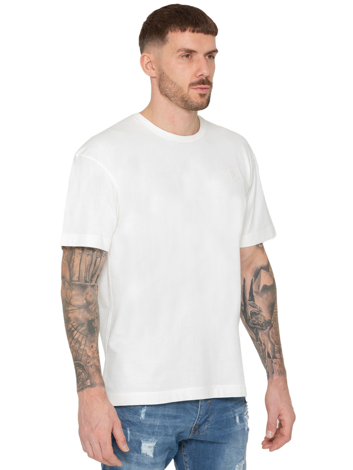 Enzo Jeans Wyatt Essential Oversized T-Shirt - Off White