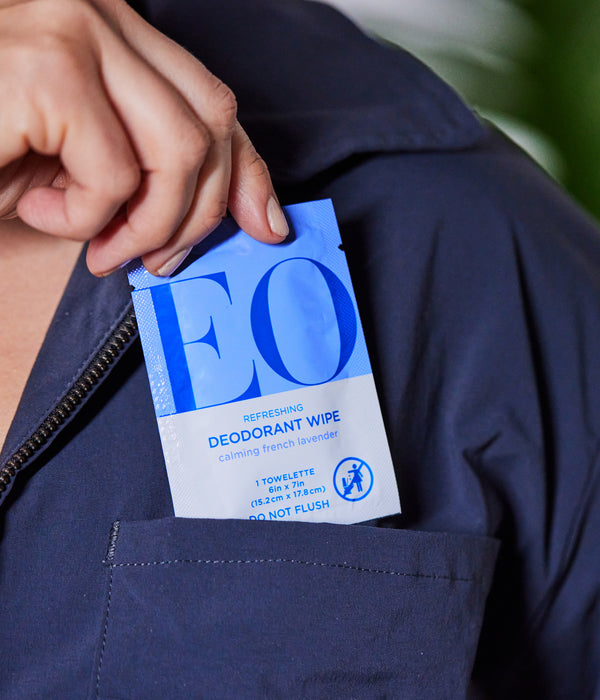 Eo Essential Oils French Lavender Deodorant Wipes