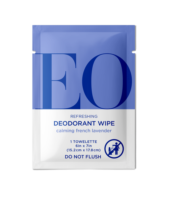 eo essential oils French Lavender Deodorant Wipes