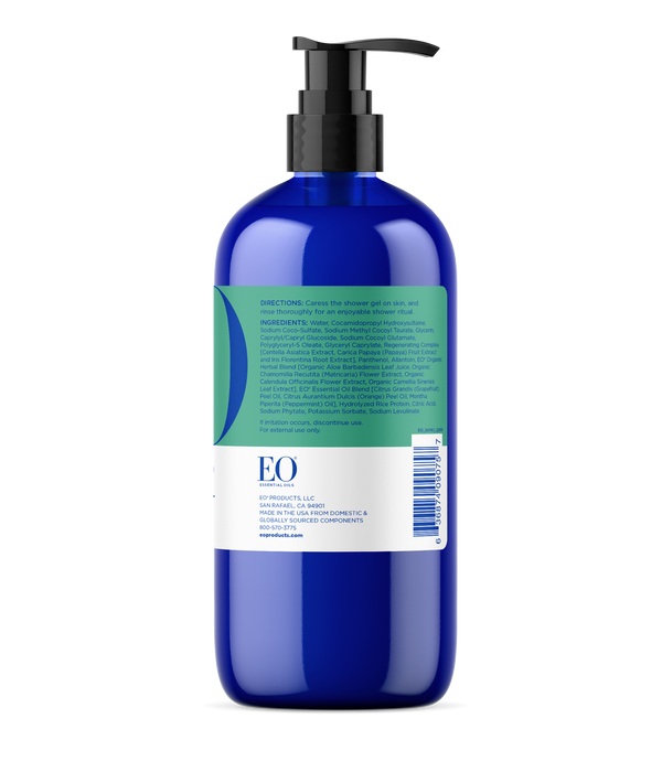 Eo Essential Oils Grapefruit Mint Shower Gel