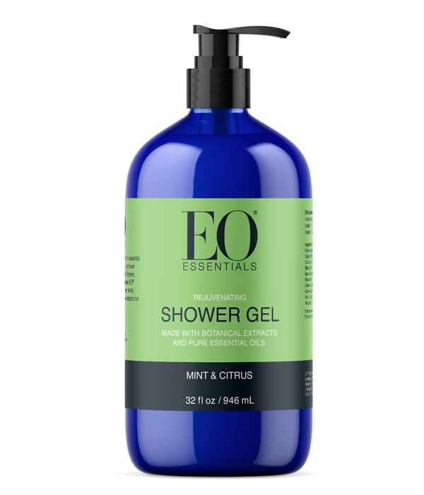 eo essential oils EO Essentials Citrus Mint Shower Gel 32 oz