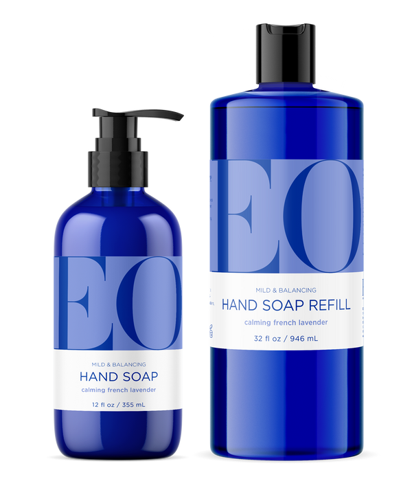 eo essential oils French Lavender Hand Soap & Refill Set