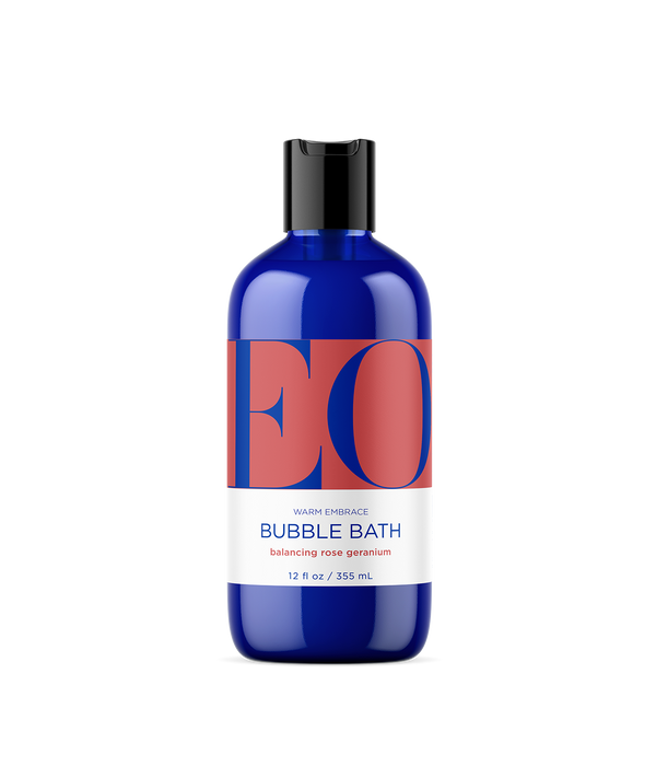 eo essential oils Warm Embrace Bubble Bath in Rose Geranium