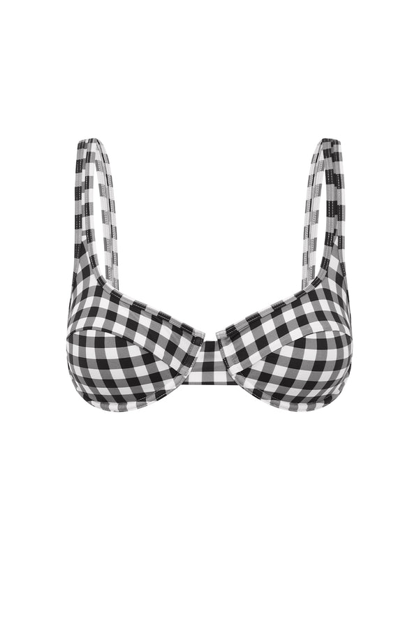 ephemera CLASSIC GINGHAM BALCONETTE BRA