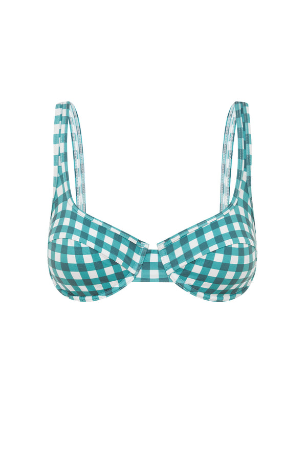 ephemera FOREST GINGHAM BALCONETTE BRA
