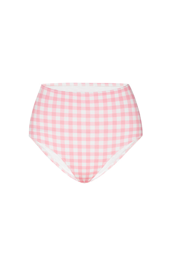 ephemera GERANIUM GINGHAM HIGH WAISTED PANT