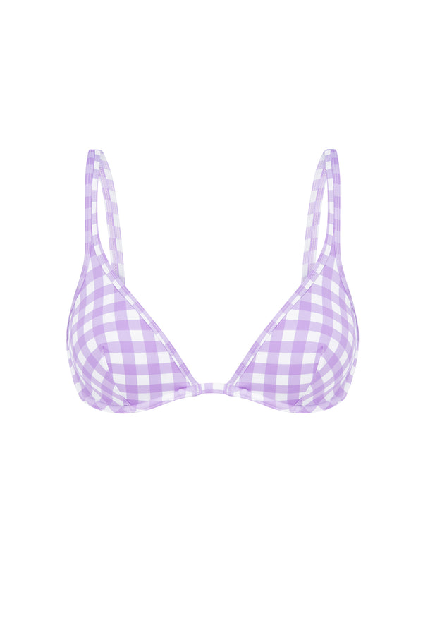 ephemera LILAC GINGHAM CLASSIC BRA