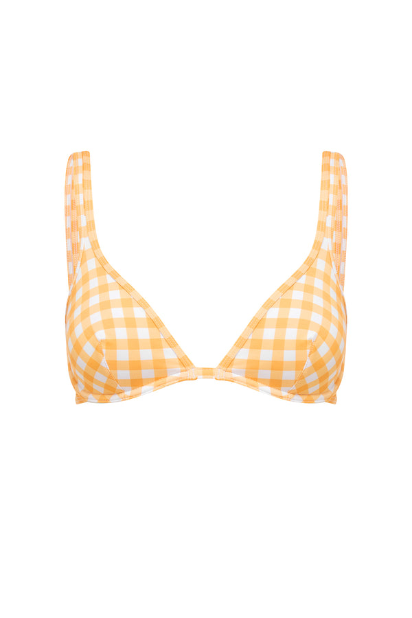 ephemera MARIGOLD GINGHAM CLASSIC BRA