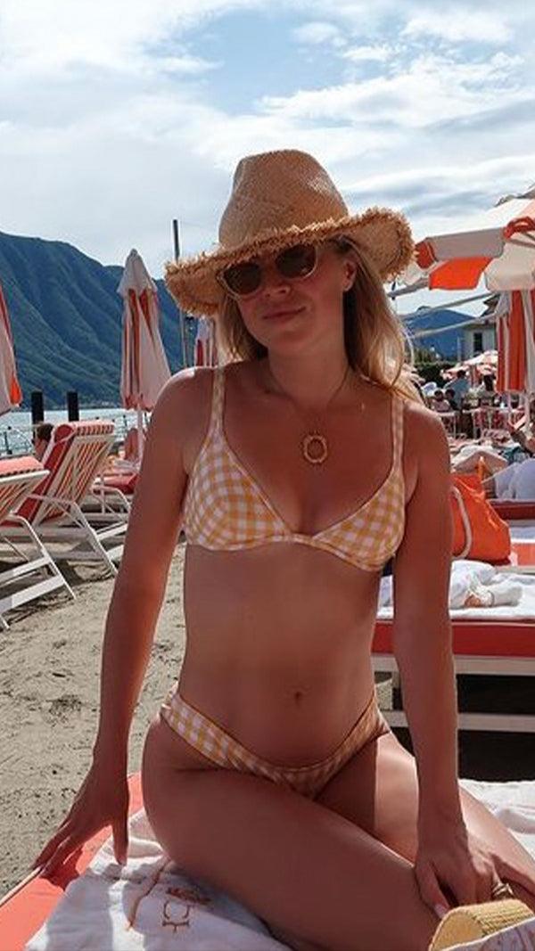 Ephemera MARIGOLD GINGHAM CLASSIC PANT