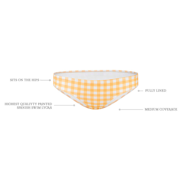 Ephemera MARIGOLD GINGHAM CLASSIC PANT