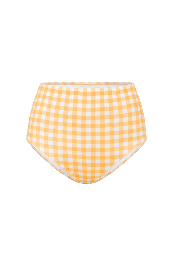 ephemera MARIGOLD GINGHAM HIGH WAISTED PANT