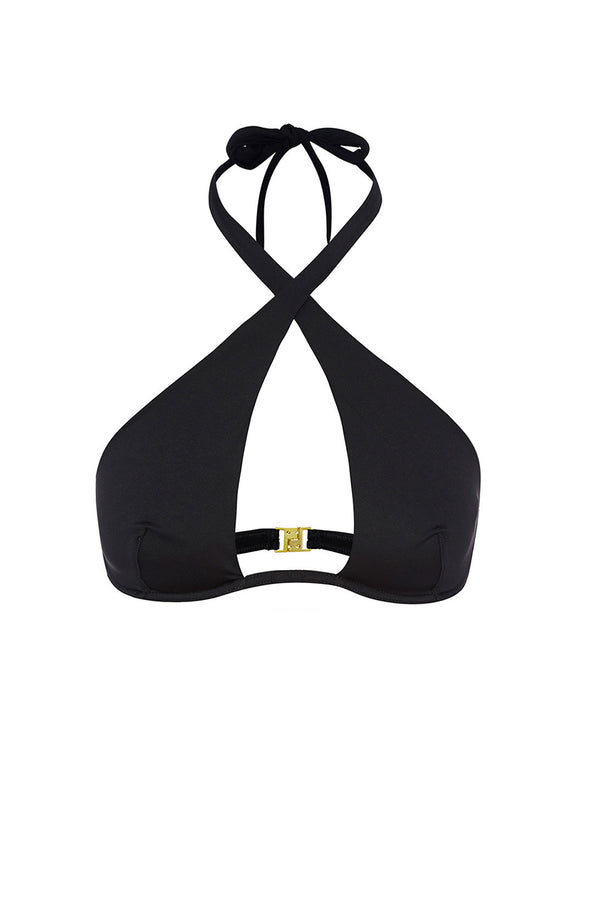 ephemera NOIR WRAP TOP - FINAL SALE