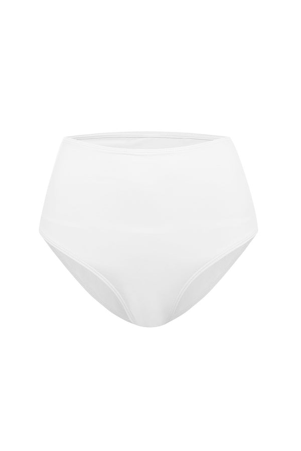 ephemera OPTICAL WHITE HIGH WAISTED PANT