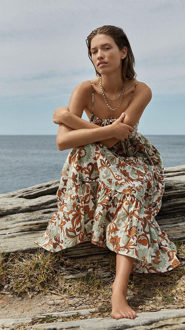 Ephemera PAISLEY TIERED MAXI