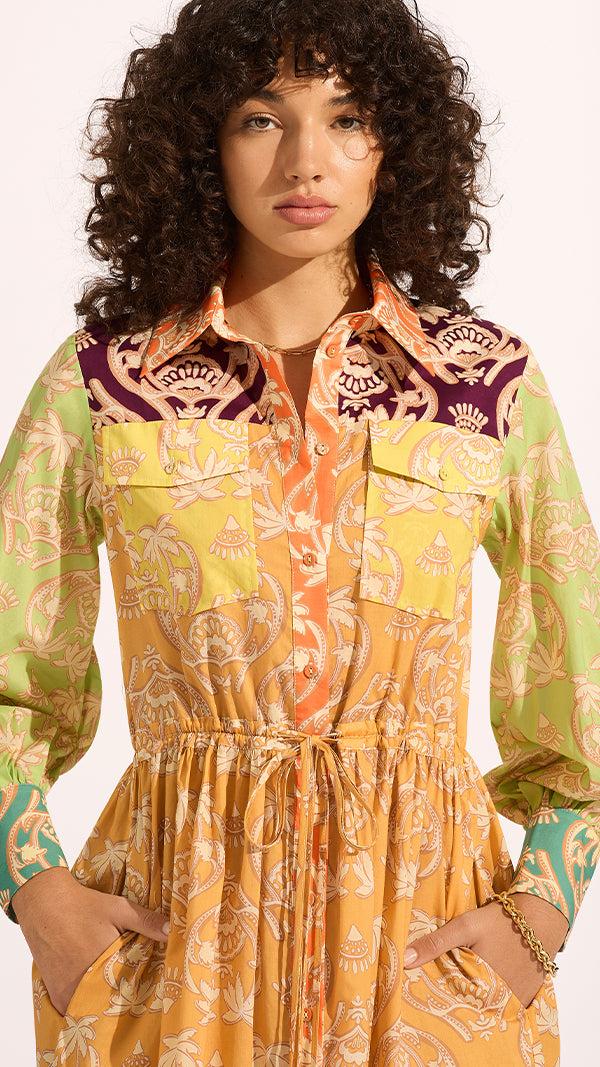 Ephemera PALM SPLICED CAPRI MAXI