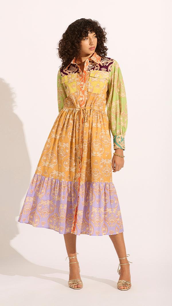 Ephemera PALM SPLICED CAPRI MAXI