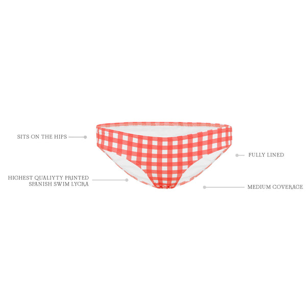 Ephemera ROUGE GINGHAM CLASSIC PANT