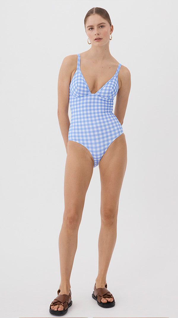 Ephemera SKY GINGHAM CLASSIC ONE PIECE