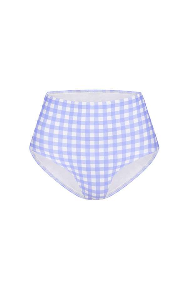 ephemera SKY GINGHAM HIGH WAISTED PANT