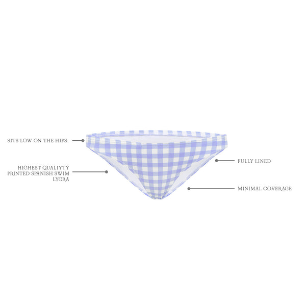 Ephemera SKY GINGHAM MINI PANT