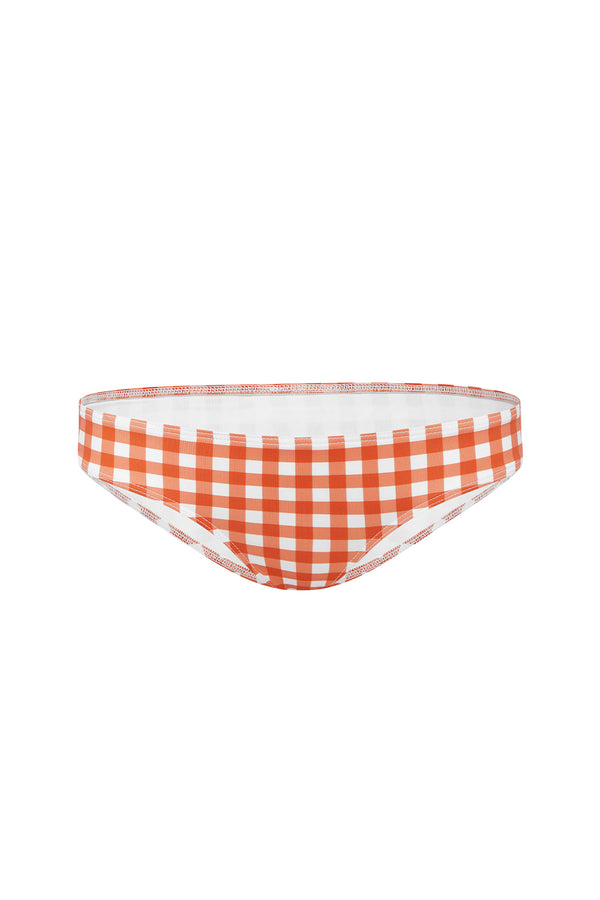 ephemera TERRACOTTA GINGHAM CLASSIC PANT