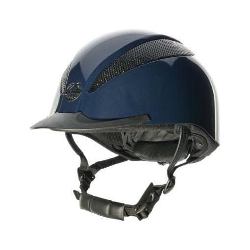equisafety Champion Air-Tech Deluxe Dial Fit Riding Hat - Metallic Navy