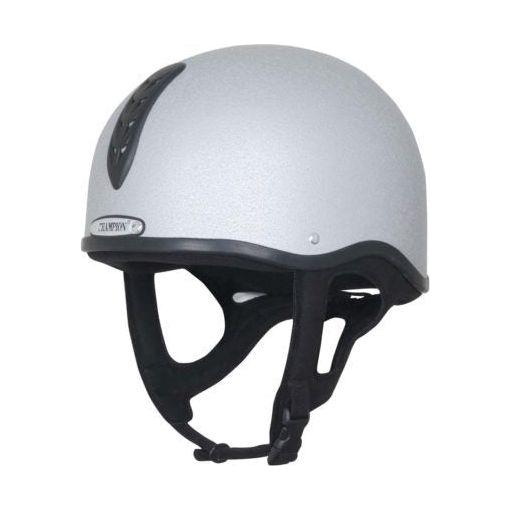 equisafety Champion Junior X-Air Plus - Riding Hat - Silver