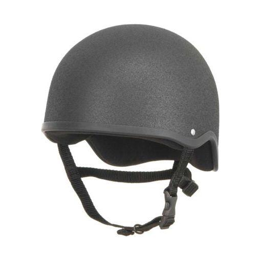 equisafety Champion Pro Plus Junior Jockey - Riding Hat - Black