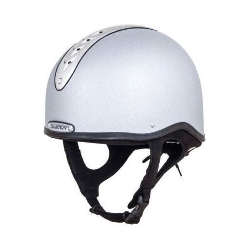 equisafety Champion Revolve MIPS Junior X-Air Jockey Riding Hat - Silver