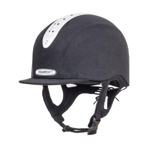 equisafety Champion Revolve MIPS Junior X-Air Peaked Riding Hat - Black