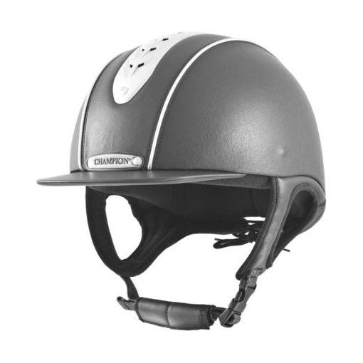 equisafety Champion Revolve MIPS Ventair Peaked Riding Hat - Black