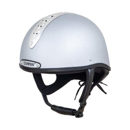 equisafety Champion Revolve Ventair MIPS Jockey Helmet Silver