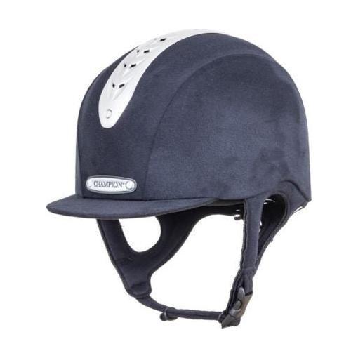 equisafety Champion Revolve X-Air MIPS Peaked Riding Hat - Navy
