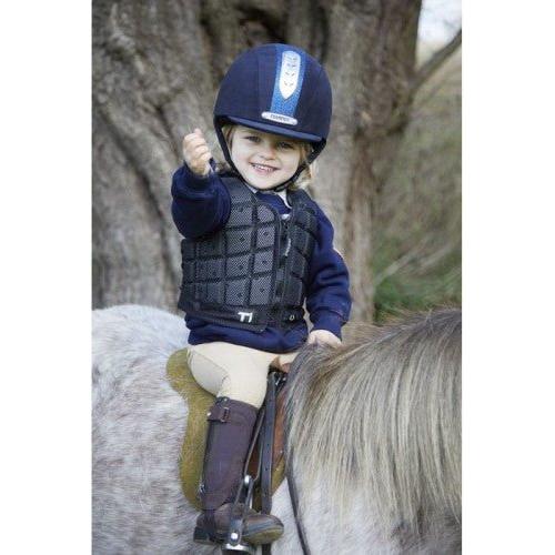 equisafety Champion Titanium Ti22 Body Protector - CHILD Black