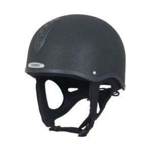 equisafety Champion X-Air Plus Jockey - Riding Hat - Black