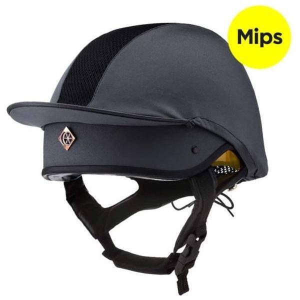 equisafety Charles Owen Esme MS1 Pro Jockey - Riding Hat - Black