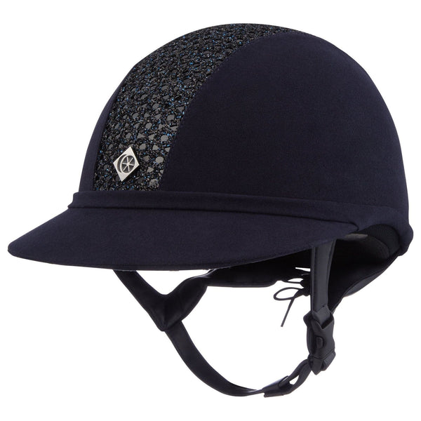 equisafety Charles Owen SP8 Plus Riding Hat - Navy Sparkle