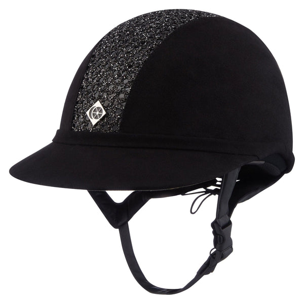 equisafety Charles Owen SP8 Plus - Riding Hat - Sparkly Black