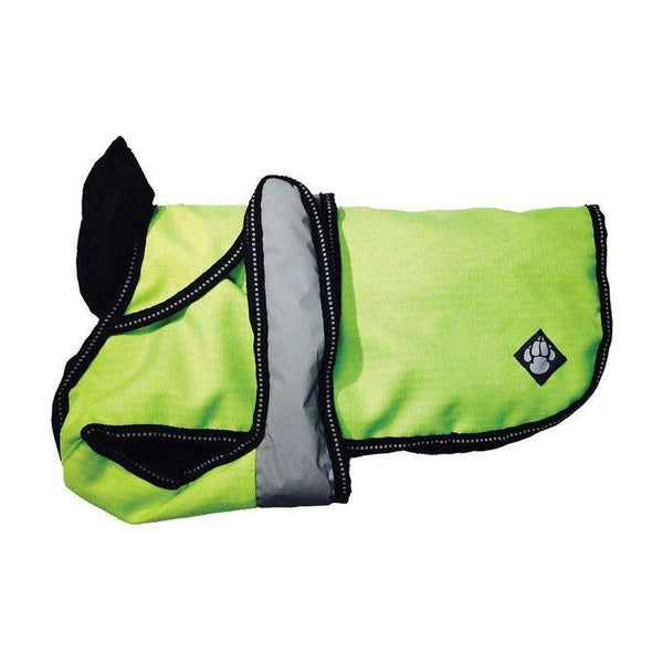 equisafety Danish Design Ultimate 2 in 1 Dog Coat Hi Vis Yellow