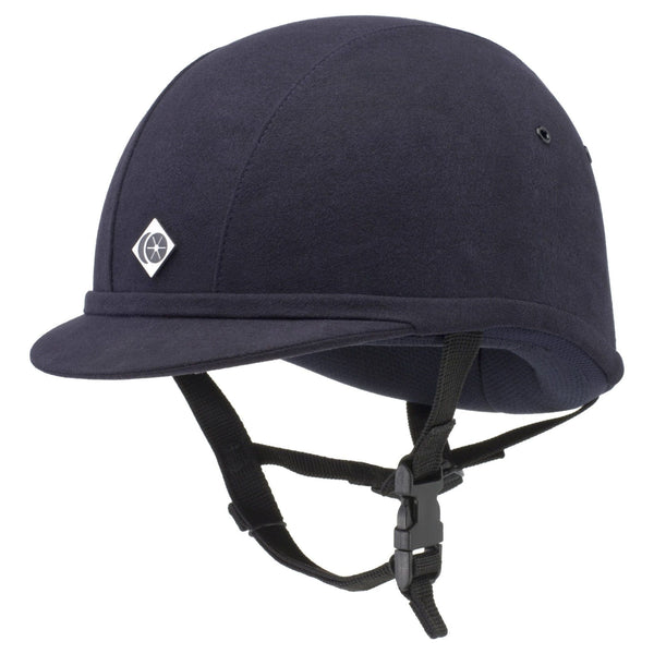 equisafety Charles Owen YR8 - Riding Hat - Navy