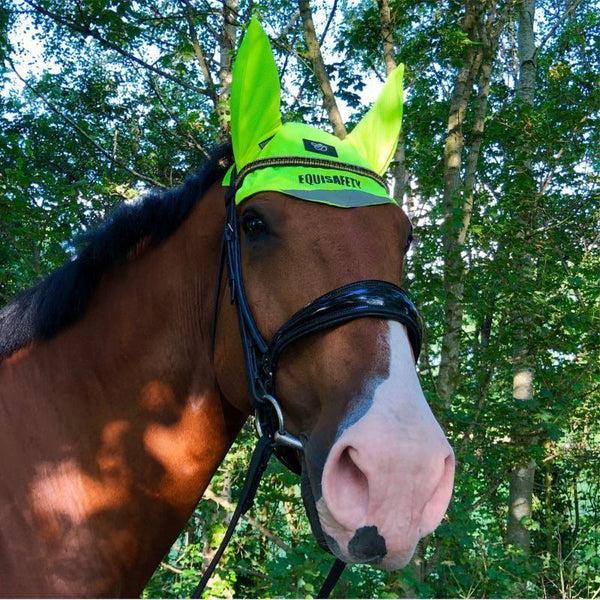 equisafety Equisafety Hi Vis Ear Bonnet -Yellow
