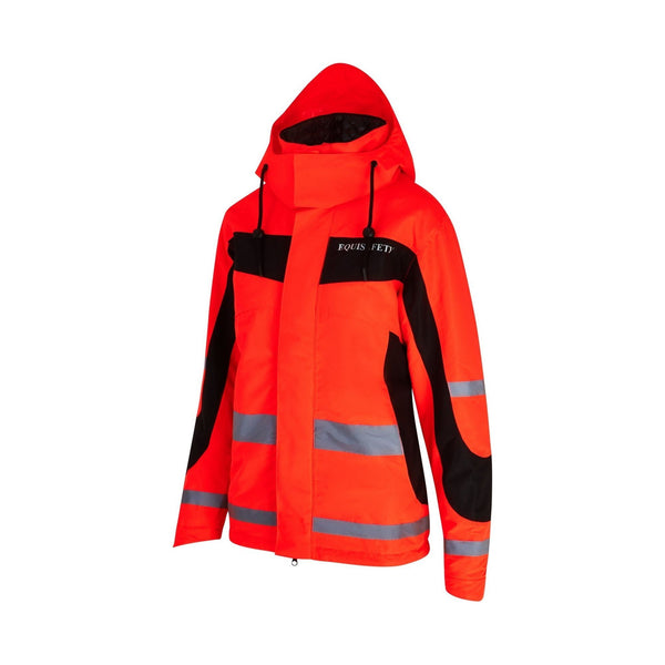 equisafety Equisafety Hi Vis Inverno Equestrian Riding Jacket - Red