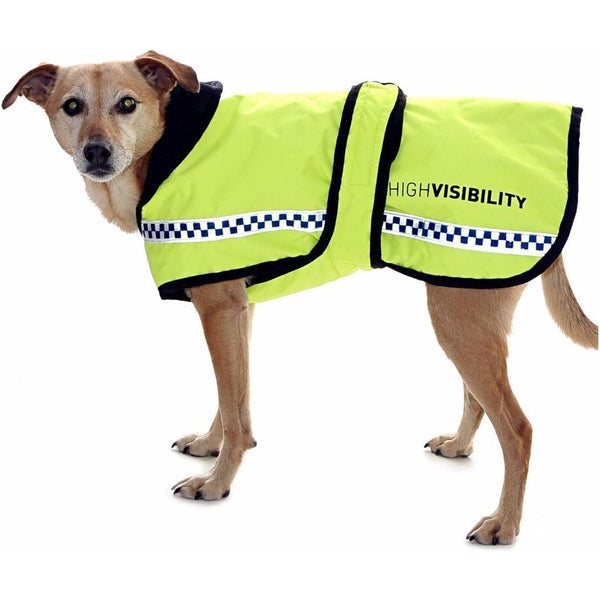 equisafety Equisafety Hi vis waterproof dog jacket - POLITE