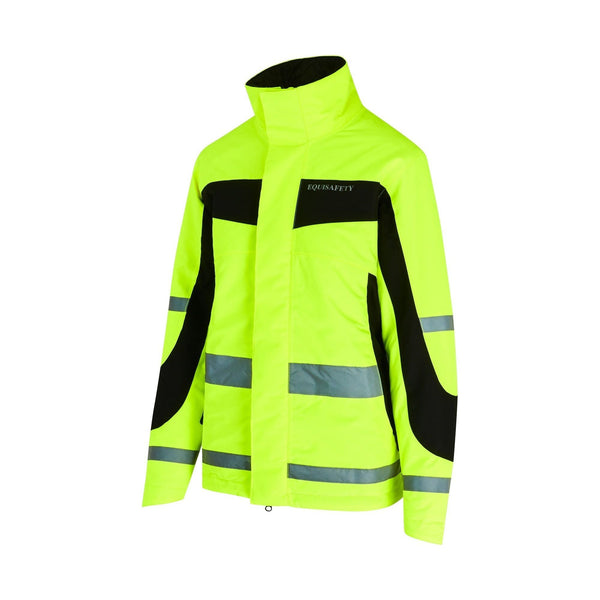 equisafety Equisafety Hi Viz Inverno Equestrian Riding Jacket - Yellow
